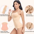 thumbnail image 4 of MANIFIQUE Camisole for Women Tummy Control Cami Shaper Seamless Compression Tank Top Shapewear, 4 of 7