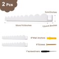 thumbnail image 4 of Estantería infantil iCNJDMOPclean flotante festoneada, 50 cm, blanca, 4 of 7