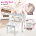 thumbnail image 3 of Juego de Vanity Kids House tocador Simulación Juguete de Cosméticos Para niña, 3 of 4