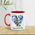thumbnail image 5 of Australian Cattle Dog Proud Dad Happy Father's Day 11oz Accent Two-tone Mug Heeler Lover Gifts Coffee Tea Cup - 02008, 5 of 5