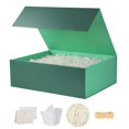 thumbnail image 1 of Caja de regalo de lujo grande Ouering de 34 x 30 x 12 cm con cinta, 1 of 8