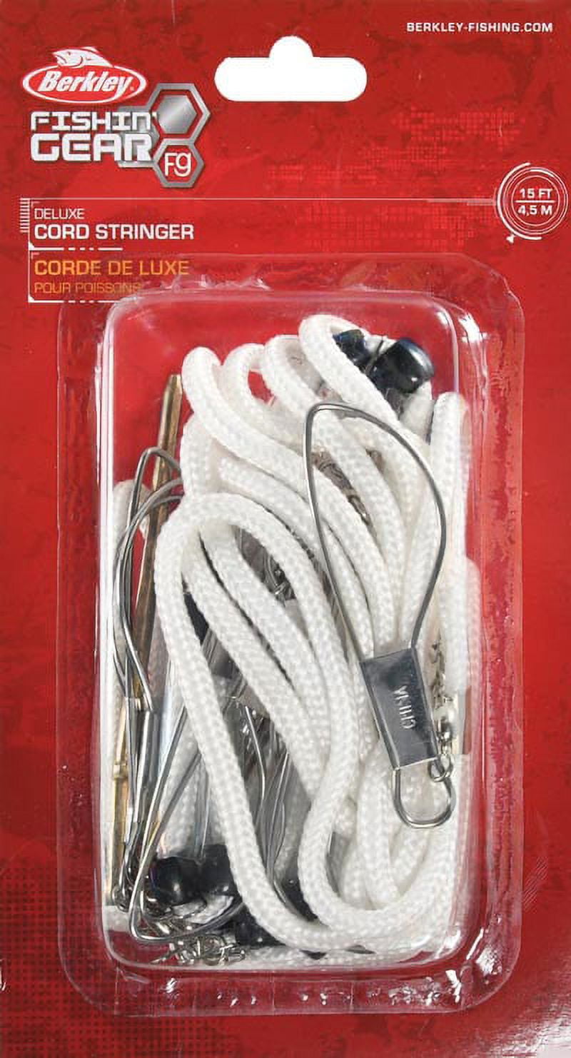 Berkley 15' Deluxe Cord Stringer; With 10 Stainless Steel Snaps