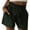 Green, variant on Sngxgn Women's High Waisted Rolled Hem Casual Ripped Casual Shorts(Green,S)