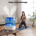 thumbnail image 4 of AOOYSORA Humidifiers for Bedroom, 6L Quiet Top Fill Cool Mist Humidifier, 60H Runtime, Smart Auto Mode Humidifier for Large Room, 4 of 8