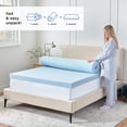 thumbnail image 6 of Mainstays 4" Memory Foam Mattress Topper, Twin XL, 6 of 9