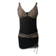 thumbnail image 4 of Traje de baño para mujer Traje de baño dividido para damas con estampado de ropa de playa Bikini Fridja  nalpqowj60327, 4 of 6