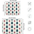 thumbnail image 3 of SKYSONIC Christmas Dish Drying Mat for Kitchen Counter,Snowflake Santa Xmas Tree Ultra Absorbent Reversible Microfiber Dishes Drying Rack Pad Heat-resistant Mats 16x18in, 3 of 7