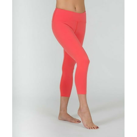 Rhubarb Three-Quarter Legging Yoga Pants - S