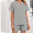 thumbnail image 5 of Womens 2 Piece Short Sets Spring 2026 Matching Travel Vacation Beach Outfits Sweatsuit Pocket, 5 of 6