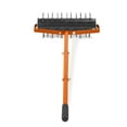 thumbnail image 4 of Ktaxon 18-inch Manual Galvanized Steel Lawn Aerator with Double Spikes Fillable Drum for Soil Aeration Black & Orange, 4 of 4