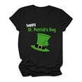 thumbnail image 4 of ICHUANYI Women's Stylish St.Patrick's Day Print Casual T-shirt Crew Neck Short Sleeves Tops Cloth New Trending, 4 of 4