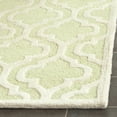 thumbnail image 3 of SAFAVIEH Cambridge Kirsten Geometric Wool Runner Rug, Light Green/Ivory, 2'6" x 8', 3 of 7