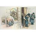 thumbnail image 2 of Udo Keppler 14x11 Gold Ornate Wood Frame and Double Matted Museum Art Print Titled - No Difference (1905), 2 of 4