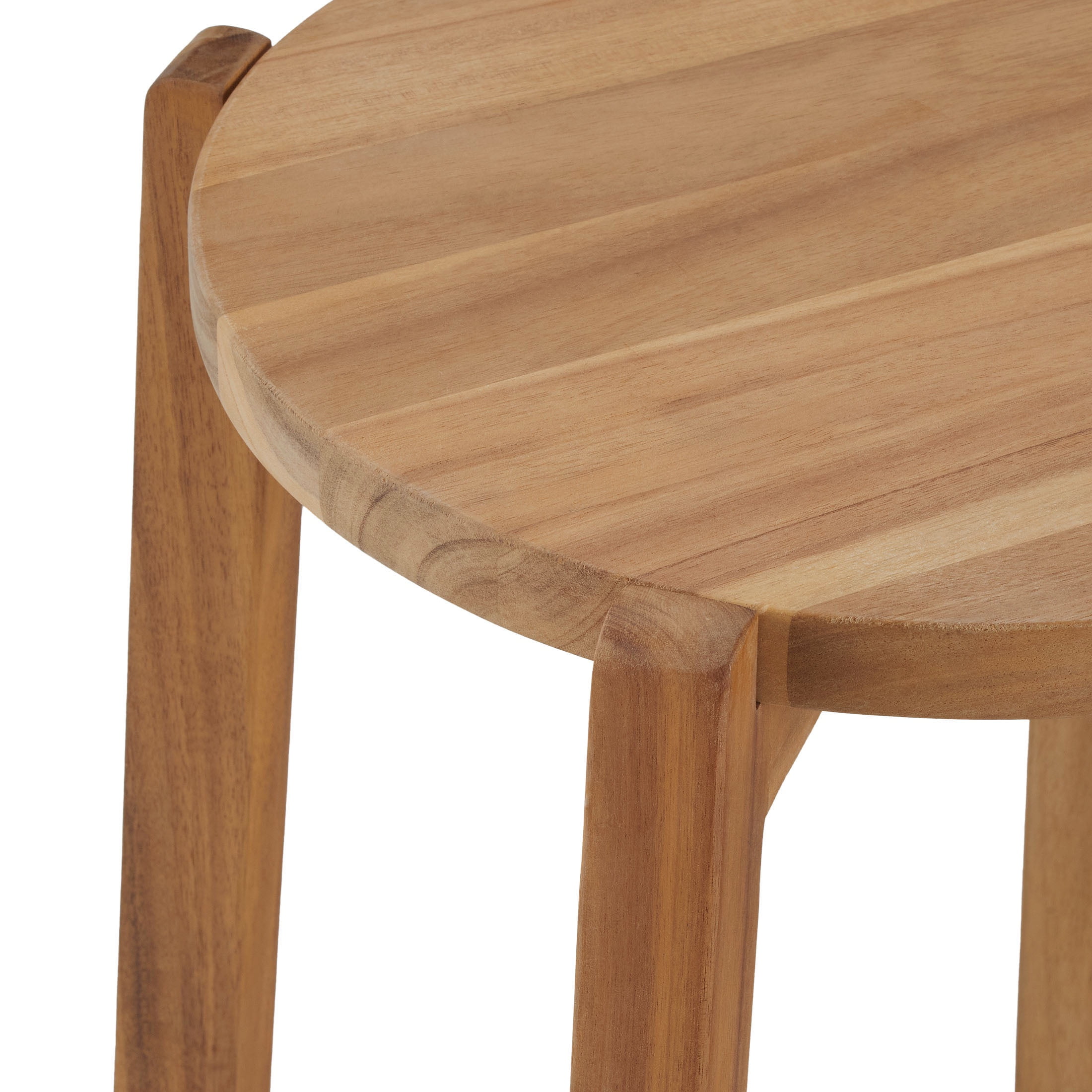Mainstays 2-Pack Modern Wood Backless Indoor Barstool with Black Foot Ring, 29"H