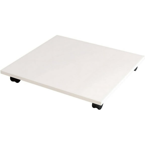 Under Desk Printer Stand With 4 Caster Wheels - Office Movable Copier Stand, CPU Holder, White Rolling Plant Rack Tray (Size : 34x29x6.6cm)