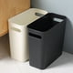 thumbnail image 5 of Matsuzay Cubo de basura de plástico sin tapa Papelera Contenedor de basura Organizadores al aire libre Artículos diversos para el baño Cubo Suministros de limpieza para el hogar Naranja, 5 of 6