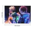 thumbnail image 5 of My Hero Academia Tapestry, Anime Wall Poster Art, Wall Tapestry For Bedroom Living Room Dorm Room, Wall Hanging For Festival Party Events Background Photography Backdrop, 60x40 Inch, 5 of 9