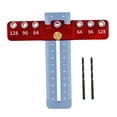 thumbnail image 4 of Agujero de la puerta Manija Perforadora Hardware Plantilla Herramienta Gabinete Cajón Manija Agujero Taladro Cola Localizador de perforaciones, 4 of 8