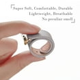 thumbnail image 4 of WFEAGL Genuine Leather iwatch Band for iWatch Series 42mm 44mm 45mm Light gray/Gold, 4 of 10