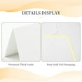 thumbnail image 5 of Personalized Photo Greeting Card with Envelope - Custom Greeting Card with Your Own Picture, Logo, or Text for Christmas, Birthdays, Weddings, and Holidays - Light Grey - 1 Pcs, 5 of 10