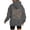 Grey, variant on Bibifish Womens Hoodies Letter Graphic Hooded Sweatshirts Long Sleeve Loose Fit Casual Daily Outings Inspirational Stylish Pullover