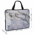 thumbnail image 2 of WERPE Marbled Surface Laptop Bag Diving Fabric Tablet Cover Neoprene Sleeve Carrying Bag 13inch, 2 of 5
