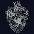 thumbnail image 2 of Girl's Harry Potter Ravenclaw Line Art Crest  Graphic Tee Navy Blue X Large, 2 of 4