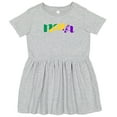 thumbnail image 3 of Inktastic New Orleans, Louisiana Girls Toddler Dress, 3 of 5