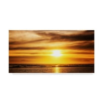 Sunset Coastline' Canvas Art by Pixie Pics
