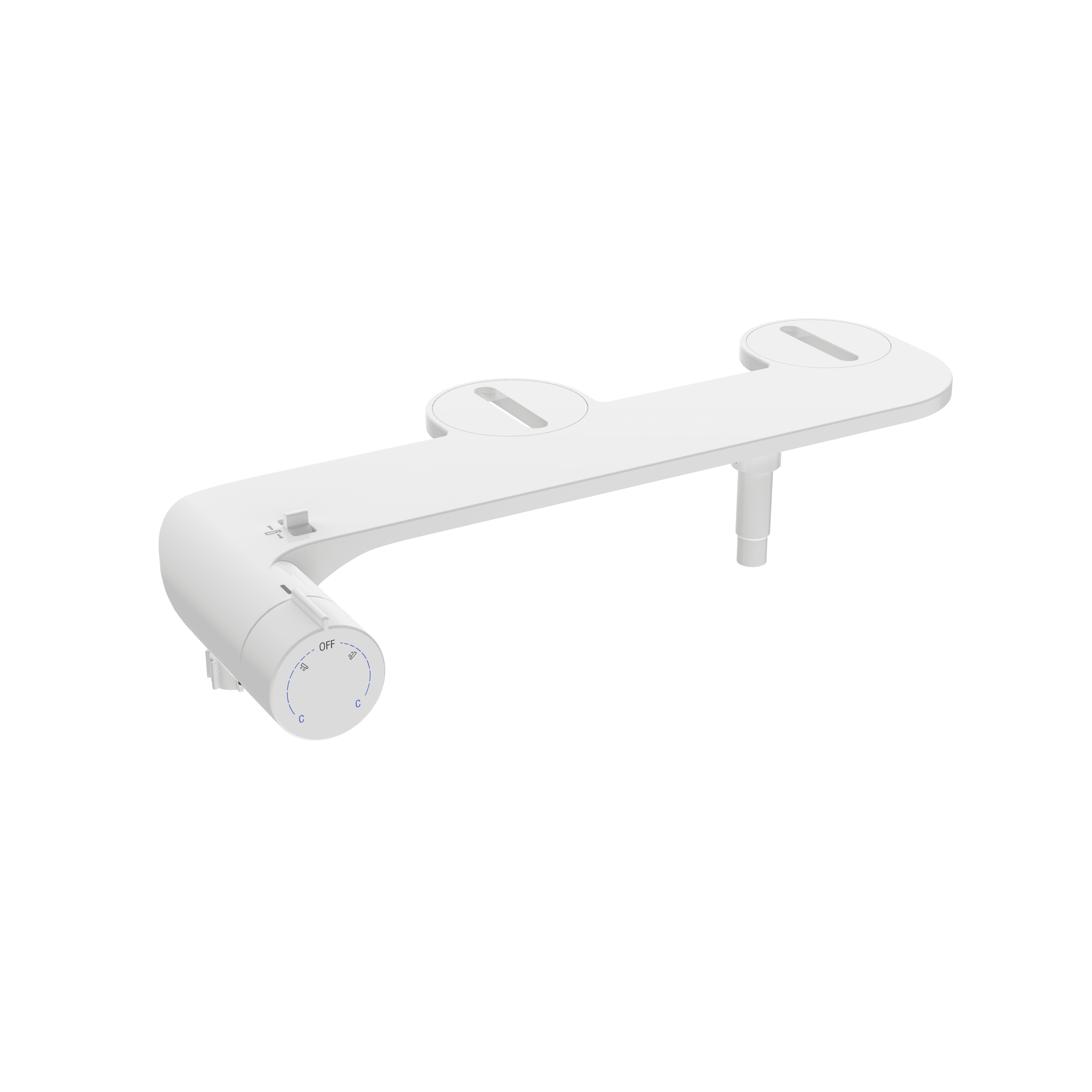 Bidet Attachment with Nozzle Angle Adjuster