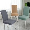 thumbnail image 4 of Labymos Dining Chair Slipcover, High Stretch Removable Chair Cover Washable Chair Seat Protector Cover, Jacquard, 4 of 8