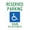 Warning Sign 3, variant on Handicap Parking Wheelchair Access No Parking Sign 8"x12" - Cautions Security Tin for Street Business Wall Decor Hospital Clinic Home