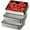 Black - 3.3'' Height, variant on Stainless Steel Food Storage Containers, Silver, Airtight with Vacuum Seal, Stackable Rectangular, 3-Piece Set, BPA-Free Lids, for Meal Prep and Leftovers Storage(Shallow- 1.9'' Height)