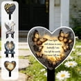 thumbnail image 1 of Bowayaoa Memorial Acrylic Garden Plaque, Heart Butterfly Sympathy Gift, Outdoor Decorative Lawn Sign for Pet or Loved One Remembrance, 1 of 7