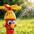 thumbnail image 5 of 1 Set Fire Hydrant Sprinkler & Baseball Play Set, 4 Baseballs & 1 Bat Included, Leak-Proof Summer Outdoor Water Splash Toy With Sturdy Holder For Backyard Lawn, Family Activities,, 5 of 6