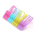 thumbnail image 1 of 60Pcs Clothes Peg Clip Pins,Multicolor Rope Clip Hanging Clothes line Windproof Hanger Sock Clothes Drying Peg PP Plastic Clips Hooks,Random Color, 1 of 5