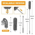 thumbnail image 3 of Outil de Nettoyage de Gouttière à Partir du Sol, Outils de Nettoyage de Gouttière Ajustables, Nettoyeur de Gouttière Nécessaire, Outil de Nettoyage de Gouttière Facile pour Feuilles et Débris, Cintres sous Gouttière, Célébrer les Décorations de la Saint-Valentin pour la Maison, 3 of 9