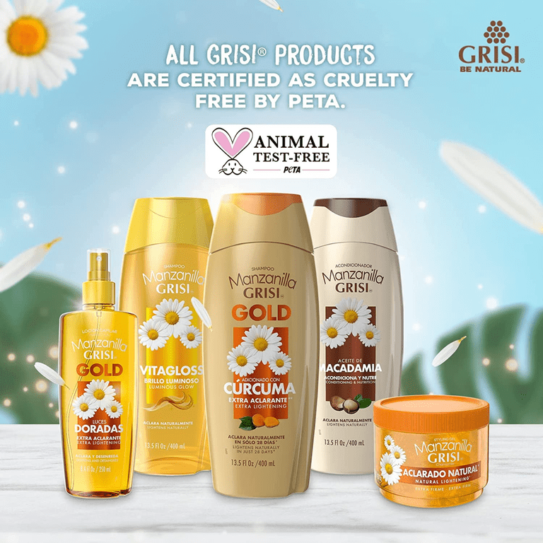 Grisi Manzanilla Shampoo with Chamomile Extract, Multivitamins