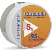 LiftMode Curcumin Powder Supplement - Powerful Anti-Inflammatory, Antioxidant & Boosts Healthy Brain & Mood | Vegetarian, Vegan, Non-GMO, Gluten Free - 5 Grams (25 Servings)