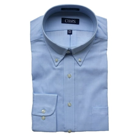Chaps Men's Classic Fit Fine Line Twill Dress Shirt