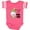 Football Pink and White, variant on Inktastic I'm One Time to Par-tee Golf First Birthday Boys or Girls Baby Bodysuit