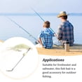 thumbnail image 3 of Soidarity Paquete de 10 señuelos de pesca falsos, cebos de peces vivos de agua salada, atracción suave, equipo personalizado, simulación de Wobblers, Pescar Blanco Soidarity OD023728-06, 3 of 6