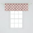 thumbnail image 2 of Ambesonne Vintage Window Valance, Romantic Art Deco Design, 54" X 18", Sand Brown Champagne, 2 of 3
