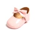 thumbnail image 1 of Infant Girl Fashion Bowknot Design Anti-Slip Princess Shoes for Wedding Party, 1 of 5