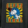 thumbnail image 3 of Peanuts - Snoopy Celebrate Karneval - Women's Lightweight French Terry Long Sleeve Shirt, 3 of 6