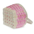 thumbnail image 2 of Round Rim Square Bottom Woodchip Handle Basket - Set of Two, 2 of 4