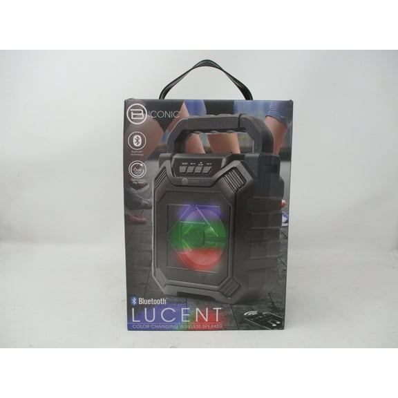 B Iconic  Lucent Color Changing Wireless Speaker