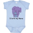 thumbnail image 3 of Inktastic I Love My Nana Elephant Purple Blue Boys Baby Bodysuit, 3 of 5