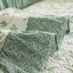 thumbnail image 2 of Nvzi Boho Ruffles Printed Chair Cushion with Ties Super Soft Cotton Kitchen Dining Chair Pad Leaf Pattern Non Slip Seat Cushion (Light Green,18x18), 2 of 4