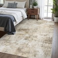 thumbnail image 2 of Alfombra Area Tosuoka de 152 x 213 cm, lavable, antideslizante, color beige, 2 of 9
